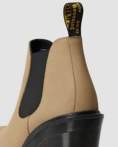 Botas Chelsea Dr Martens Hurston Suede Heeled Para Mujer DR5491C